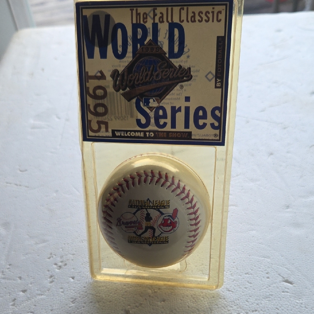 1995 World Series Baseball Cleveland Indians